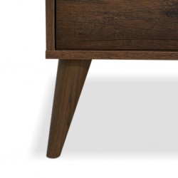 Groton Rectangular Coffee Table With Drawer Oslo Walnut