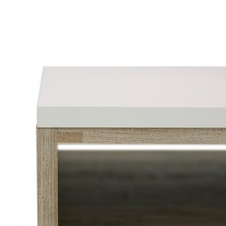 Menorca Coffee Table With 2 Tiers White