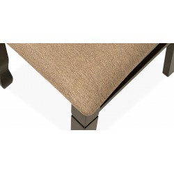 Nairobi Table and 8 chairs Rubberwood Merlot Color
