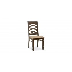 Nairobi Table and 8 chairs Rubberwood Merlot Color
