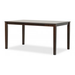 Ranger Table and 6 Chairs Rubberwood D.Walnut