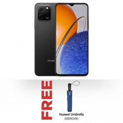 Huawei Nova Y61 Black & Free Huawei Umbrella