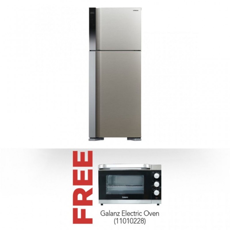 Hitachi R-V541PRU0 Refrigerator & Free Galanz KWS2046Q-S1 46L Electric Oven Hitachi R-V541PRU0 Refrigerator & Free Galanz KWS2046Q-S1 46L Electric Oven