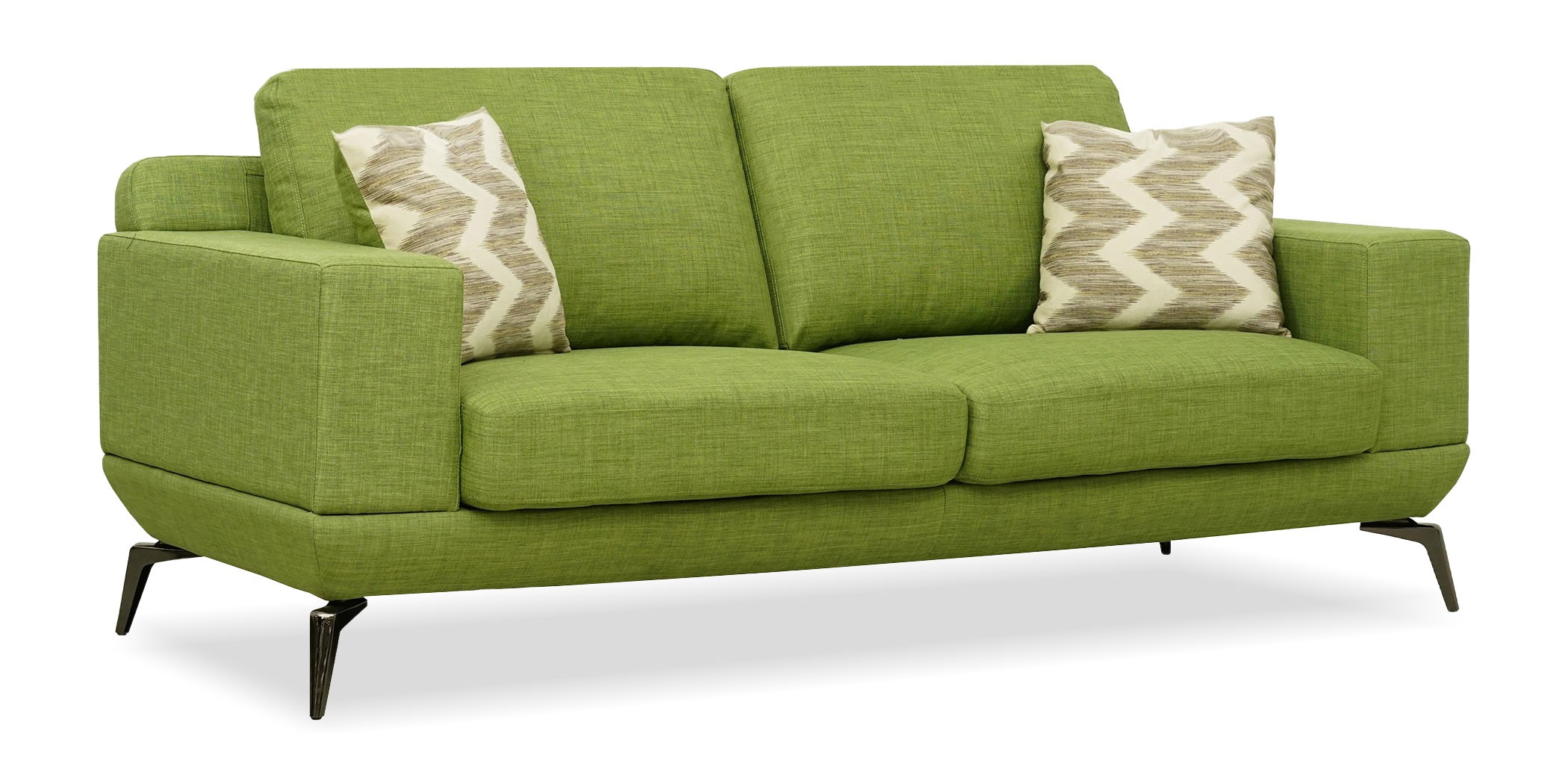 Dakota Sofa 3+2 in Fabric Milford Grass Col