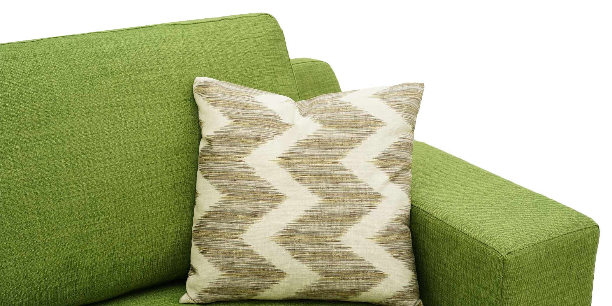 Dakota Sofa 3+2 in Fabric Milford Grass Col