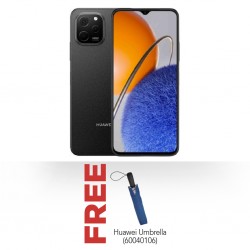 Huawei Nova Y61 Black (4+128GB) & Free Huawei Umbrella