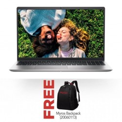 Dell Inspiron 3520 Silver Core i5 11 Gen & Free Myros Back Pack