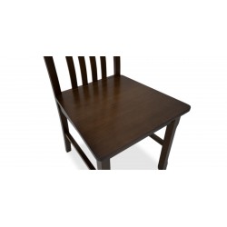 Payton Table and 8 Chairs Cappuccino Rubberwood
