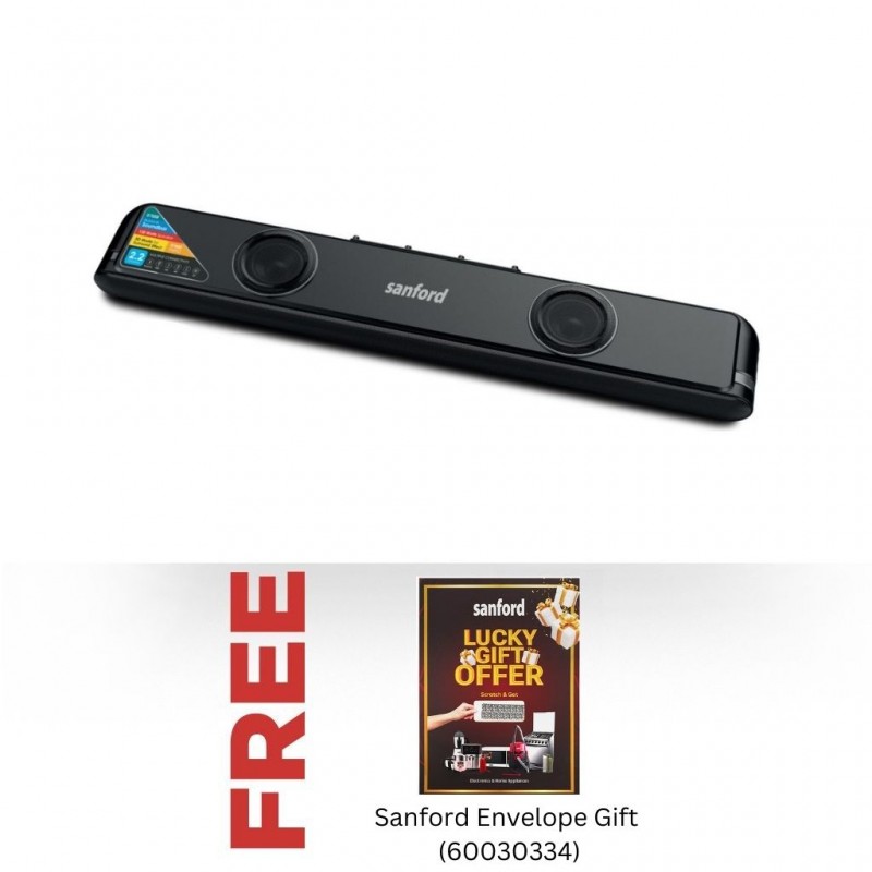 Sanford Sound Bar SAN849-SF750SB 2.2 Channel & Free Sanford Envelope Gift