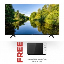 Hisense 65A6H/65A53FXVT 65'' 4K Smart TV & Free Hisense Microwave Oven