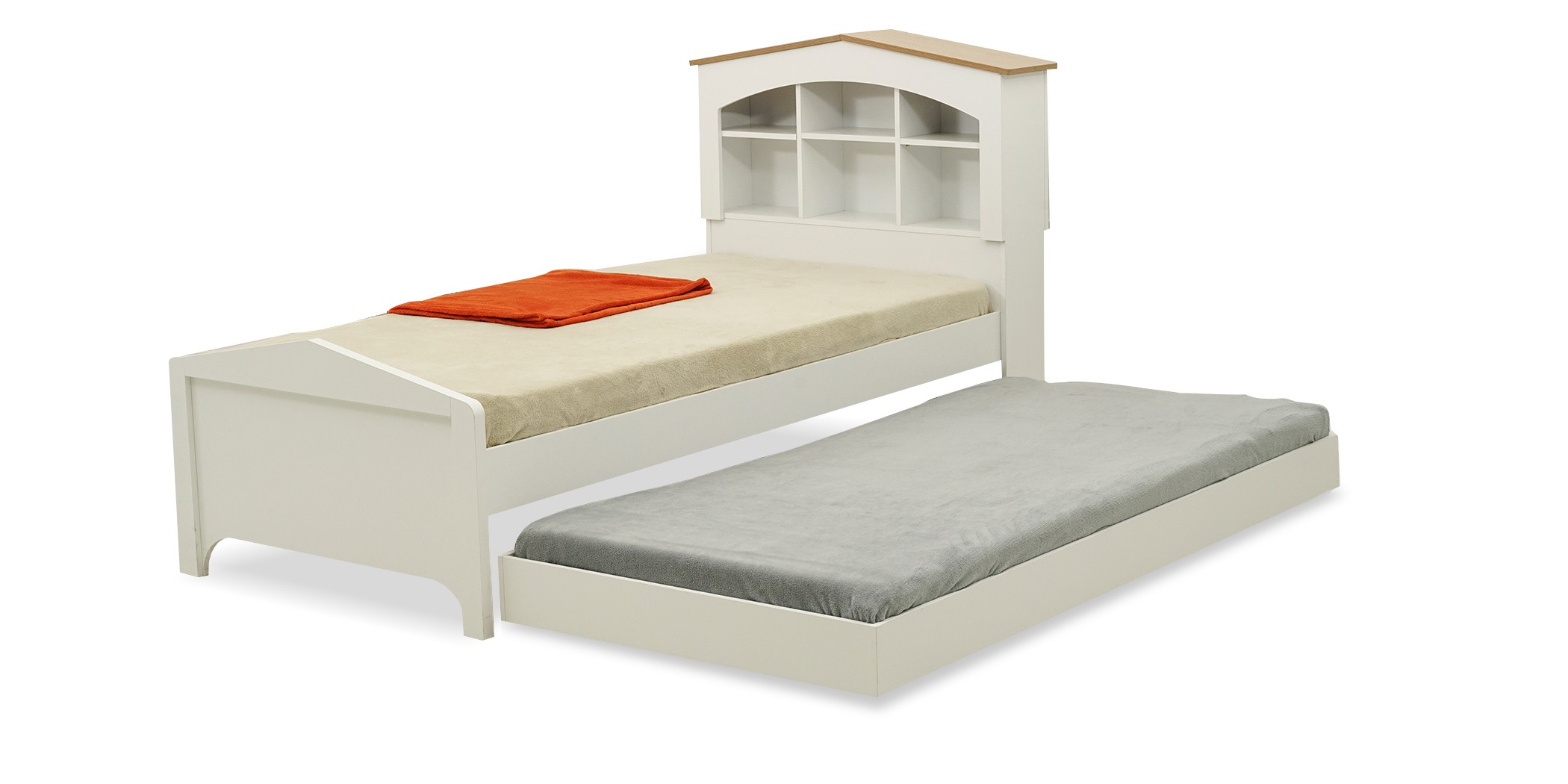 Alexandra Bedroom Set 90X190 cm White & Beige Oak