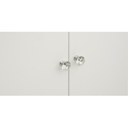 Alexandra Bedroom Set 90X190 cm White & Beige Oak