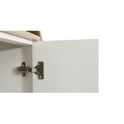 Alexandra Bedroom Set 90X190 cm White & Beige Oak