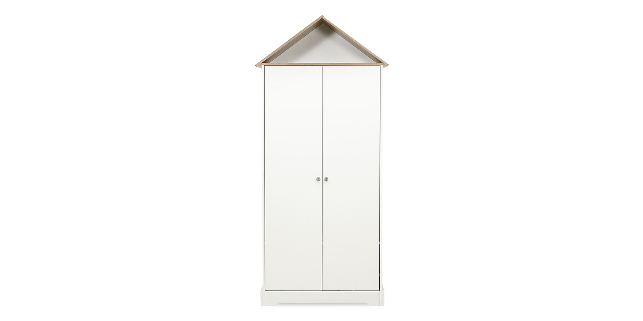 Alexandra Bedroom Set 90X190 cm White & Beige Oak