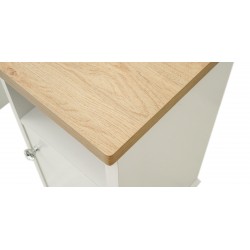 Alexandra Bedroom Set 90X190 cm White & Beige Oak