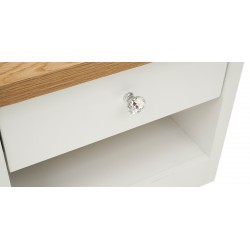 Alexandra Bedroom Set 90X190 cm White & Beige Oak