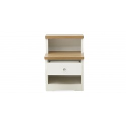 Alexandra Bedroom Set 90X190 cm White & Beige Oak