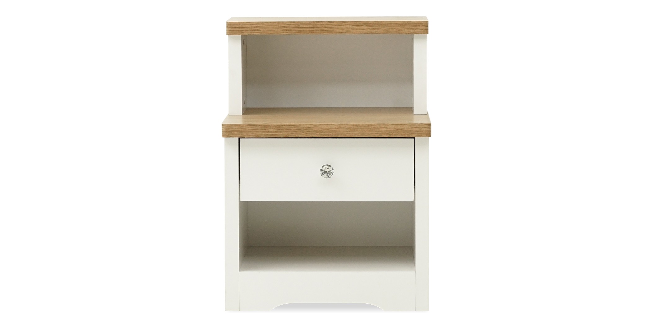 Alexandra Bedroom Set 90X190 cm White & Beige Oak