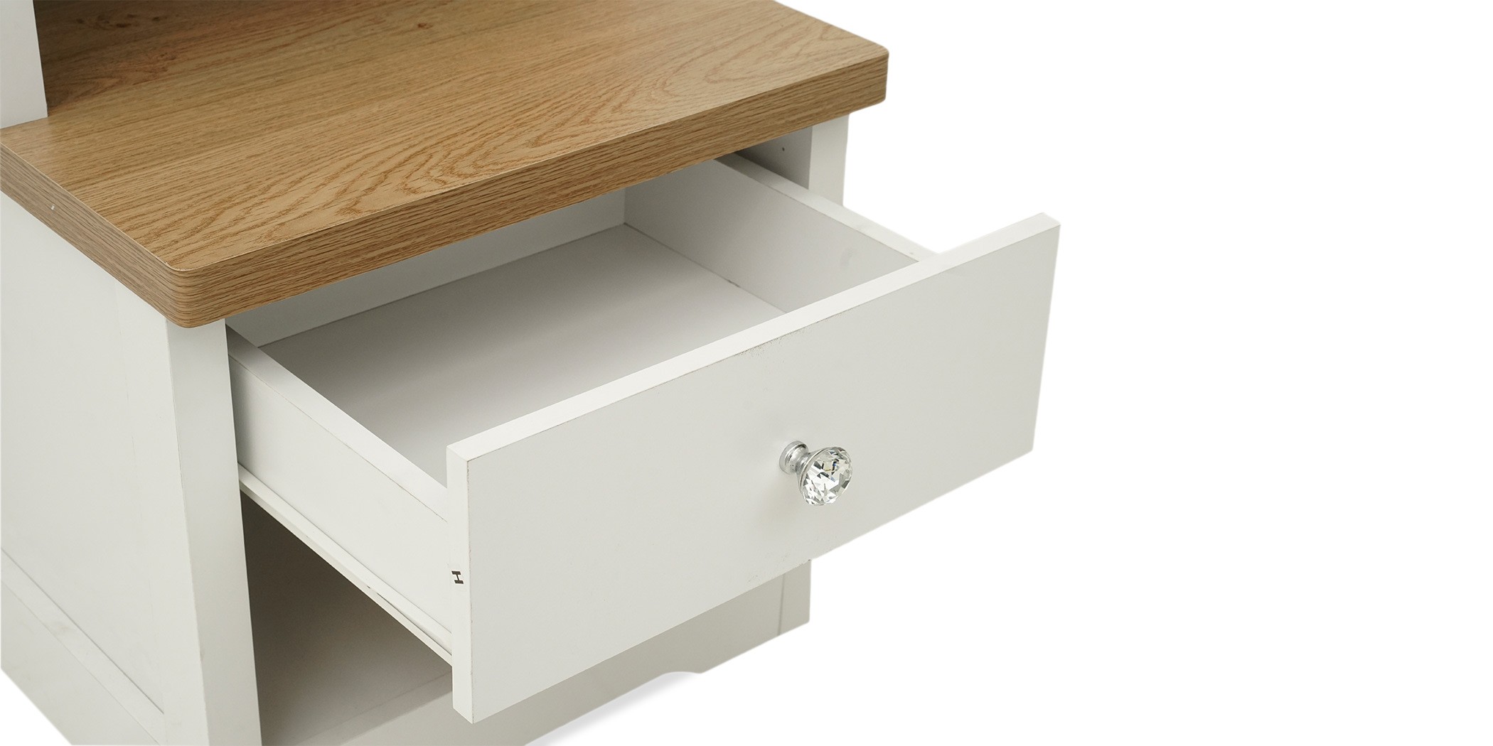 Alexandra Bedroom Set 90X190 cm White & Beige Oak