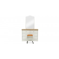 Alexandra Bedroom Set 90X190 cm White & Beige Oak