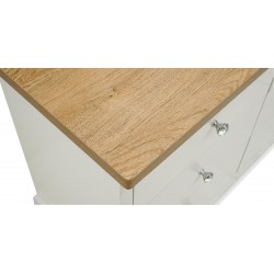 Alexandra Bedroom Set 90X190 cm White & Beige Oak