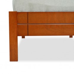 Cross Bed 90x190 cm Dirty Oak