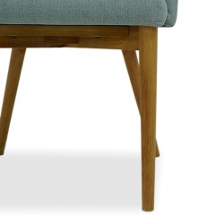 Gitel Arm Chair Natural/Sea Green Color