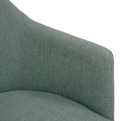 Gitel Arm Chair Natural/Sea Green Color