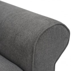 Vixon Accent Chair Grey Color Fabric