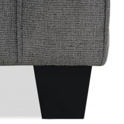 Vixon 3 Seater Grey Color Fabric