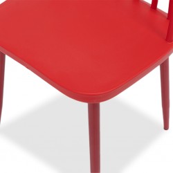 Cristela Dining Chair Red Color