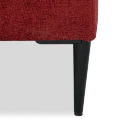 Tamarin Armless Chair Red Col Fabric