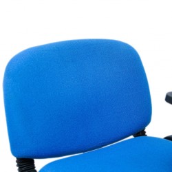 Stacking Lecture Chair VT3 Blue With Flap