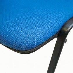 Stacking Lecture Chair VT3 Blue With Flap