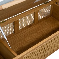 Ankhara Storage Bench Oak Grey