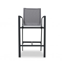 Stanley Bar Chair Textilene Gunmetal Colour