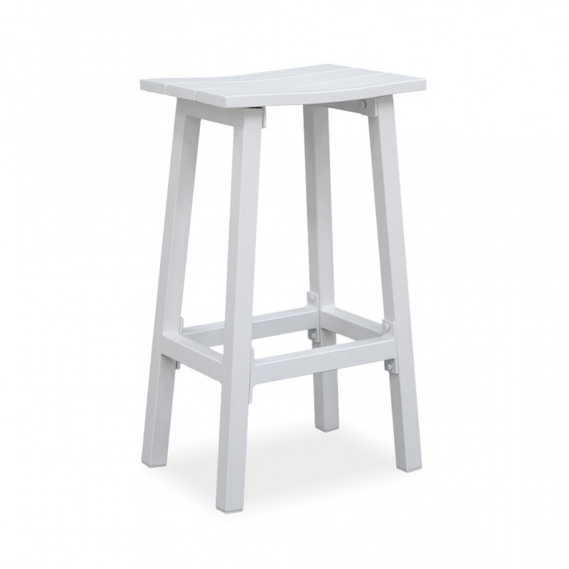 Matzo Bar Stools Matte White