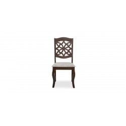 Toerra Table and 6 Chairs Rubberwood Black Cherry