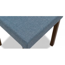 Amos Table & 6 Chairs Cocoa & Tempo Teal (Seat)