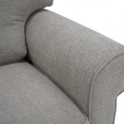 Vixon 3 Seater Beige Color Fabric