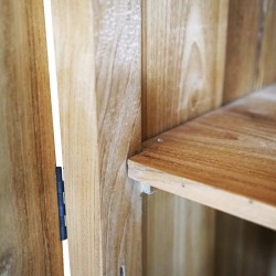 Essex 4 Doors Wardrobe In Teak