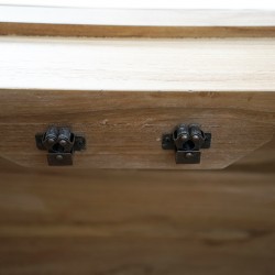 Essex 4 Doors Wardrobe In Teak