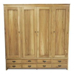 Essex 4 Doors Wardrobe In Teak