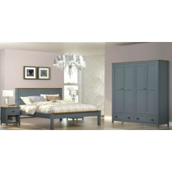 Topazio Bedroom Set 160x200cm S.Wood Grey