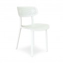 Stacking Chair COUXL804 White Plastic