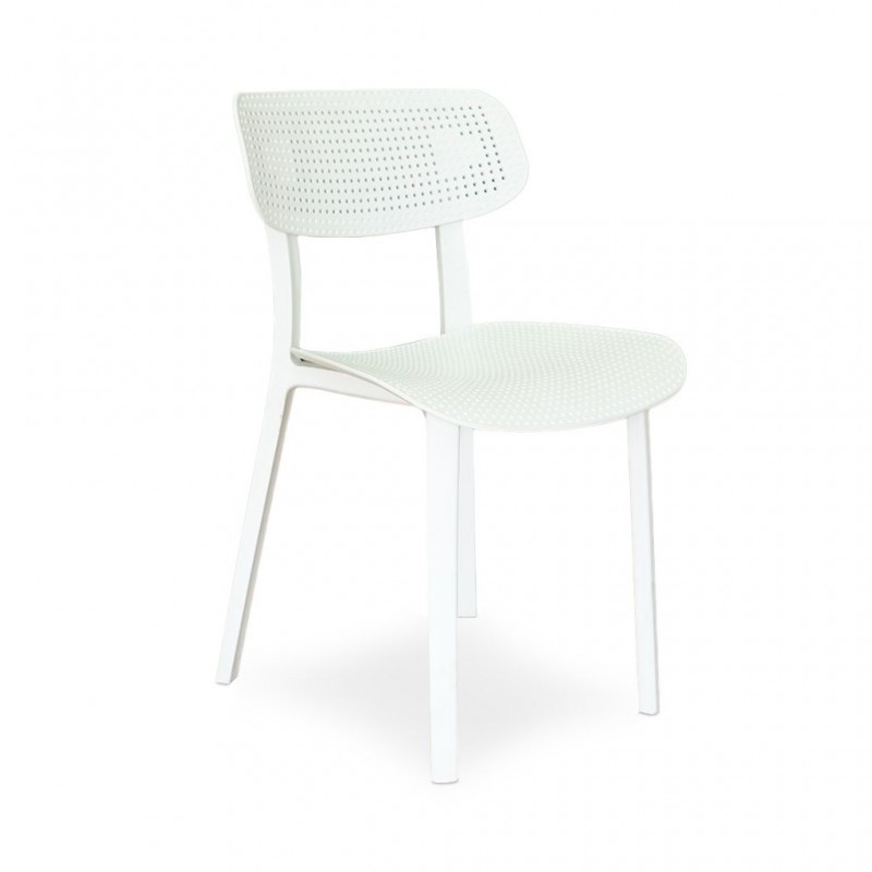 Stacking Chair COUXL804 White Plastic