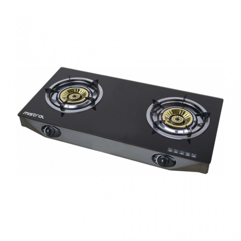 Mistral MGC9275G Glass Top Double Burner Mistral MGC9275G Glass Top Double Burner