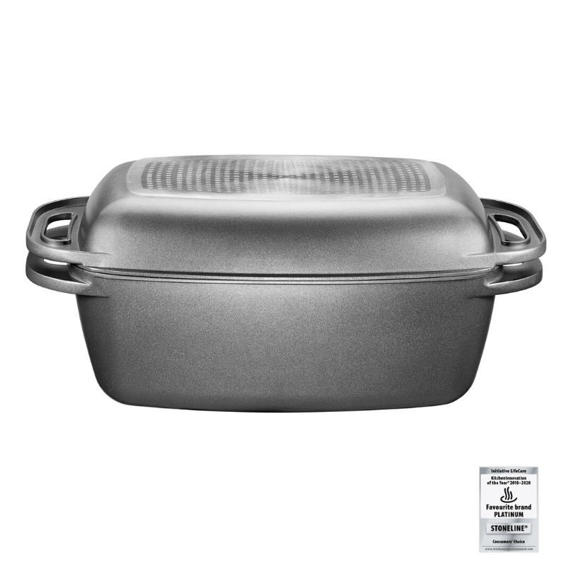 Stoneline WX 7947 40cm Roaster + Metal Lid "O" Stoneline WX 7947 40cm Roaster + Metal Lid "O"