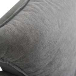 Bella Sofa Corner + Ottoman Grey Col Fabrics