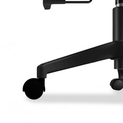 Sally Office Chair Black Frame And Blue Fabric